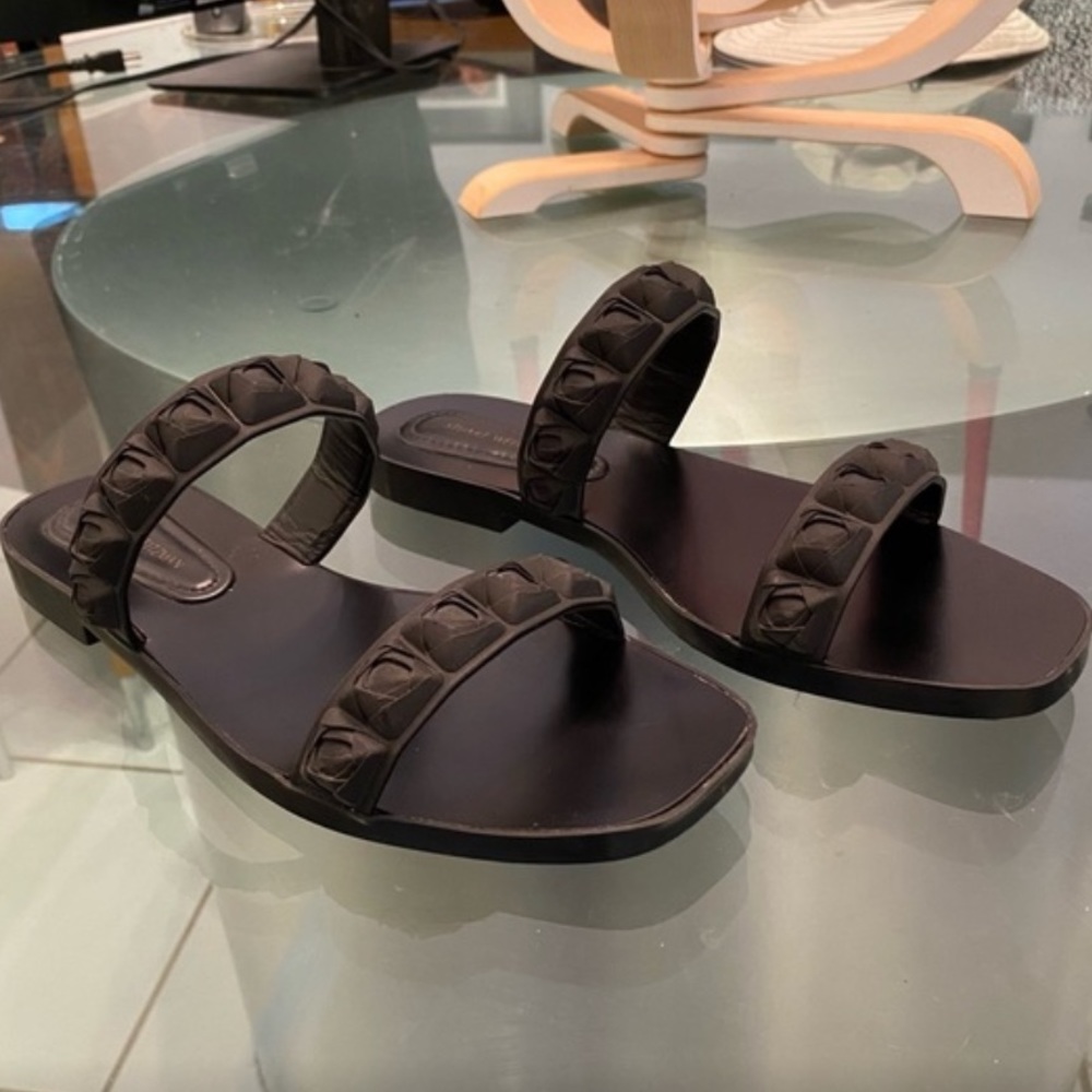 Stuart Weitzman Rosita Slide Sandals - Size 8.5 - Picture 3 of 3